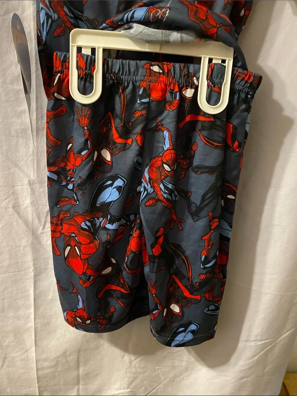 Marvel Spider-Man Short Sleeve Pajama Set - Red & Gray